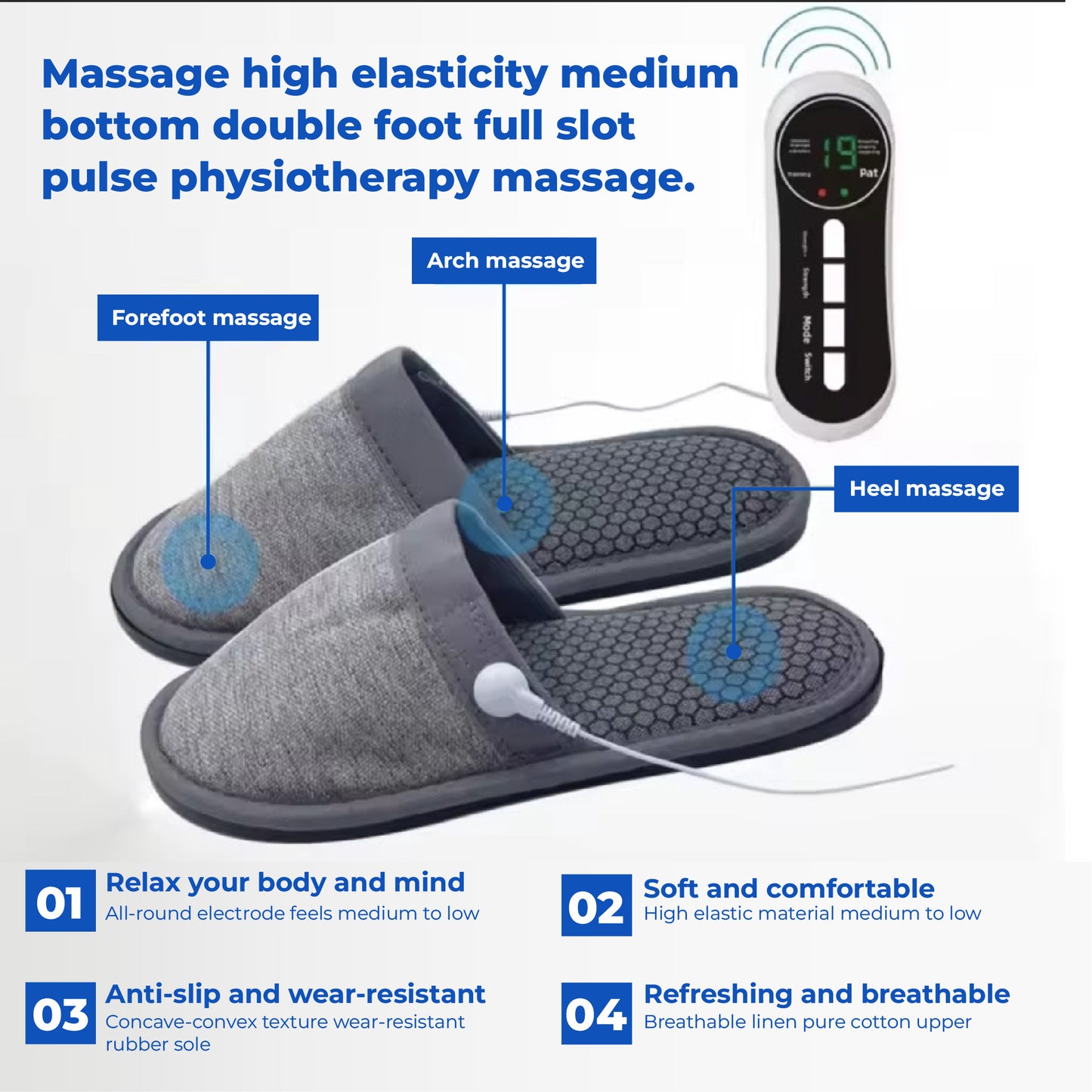 Electric Feet Massage Shoes